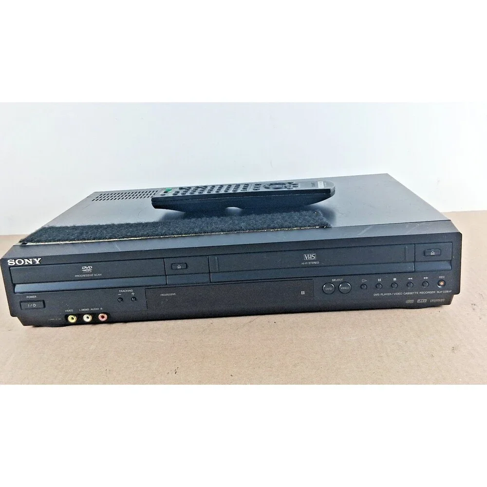 Sony SLV-D281P DVD VHS VCR Combo Player Recorder Hi-Fi Tested Working w/ Remote